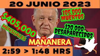 💩🐣 Conferencia de prensa matutina *Martes 20 de Junio 2023* Presidente AMLO de 2:59 a 1:48.