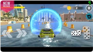 Water Car Stunt Level 1 - 3 Gameplay New Release Android Game Minute Gameplay