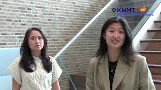 Maxim Chan en Chantal Dinh, genomineerden KNMT-GSK bachelorscriptie Award 2021