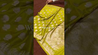 Dhani Colour Mashru Silk Saree #mashrusilk #mashrusarees #saree #fashion #drapingsaree #weaveszone