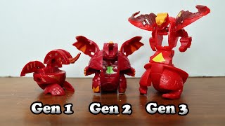 BAKUGAN | Dragonoid Through Generations!