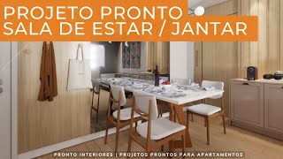 Sala de apartamento planejado | 104S