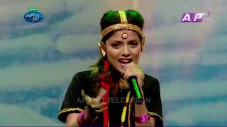 Asmita Adhikari singing Ha ha male in Nepal idol season 2