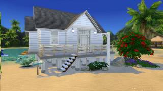 TS4 Speed Build #29 Plażowy Domek / White beach house