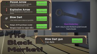 Everything you need to know about the Black Market + the Black Market weapons (Roblox The Wild West)