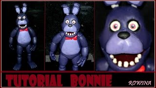 BONNIE Five nights at Freddy's TUTORIAL Clay, plastilina o porcelana fria