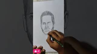 How to draw man portrait sketch | #365dayschallenge Day340