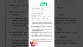 Class 10 Shuffled one Mark questions. #shorts #shortvideo #mathsshorts #mathsskills