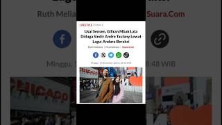 USAI SENSEN GILIRAN MBAK LALA DIDUGA SINDIR ANDRE TAULANY LEWAT LAGU ANDARA BERAKSI #shorts