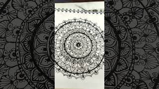 Dot Mandala Art by pen #art #doodle #drawing #dotart #mandala