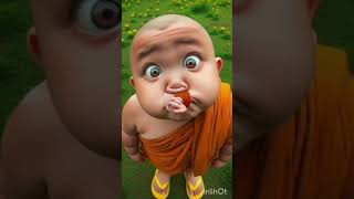 bhoot wala cartoon video//😍 monk baby video #viral #cute #cartoon #shortvideo #ytshort @manisharahar