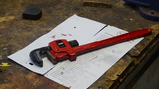 Αναπαλαίωση κάβουρα GEDORE pipe wrench restoration