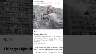 1 dead, 6 taken to hospitals in Chicago high-rise fire