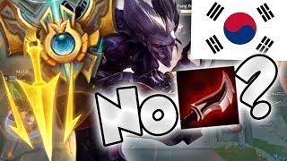 Korean Challenger Shaco that runs Lethal Tempo but NO Duskblade  - Patch 8.13