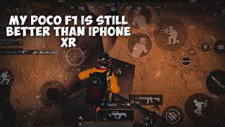 My PoCo F1 is still better than IPHONE XR in PUBG ⚡⚡⚡⚡PoCo F1 Pubg Mobile Montage