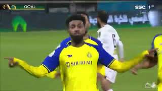 أهداف مبارة النصر 2-0 العدالة كأس خادم الحرمين الشريفين 2022/2023 دور 16