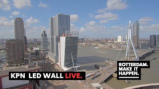 Live Stream - Erasmusbrug, Rotterdam - KPN Led Wall