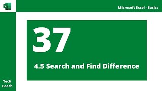 Search Function in Excel | Find  Function in Excel |Search and Find Difference in Excel