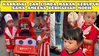 LOMBA MAKAN KERUPUK BERHADIAH MOBIL AJJAE SALTING SAMA AMEENA