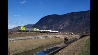 DUE MERCI DA PLASTICO IN 4K! #brennerbahn #ferroviadelbrennero #vectron