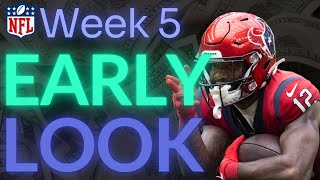 NFL Week 5 Early Look | NFL Best Bets | NFL Player Props | NFL Week 5 Thursday Night Football Picks