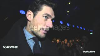 David Gandy at the Topman A/W16 Show in London (08/01/2016)