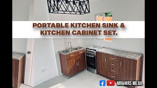 PORTABLE KITCHEN SINK & KITCHEN CABINET FOR ONLY 13,500 PESOS | MR&MRS MEJIA #kitchenideas