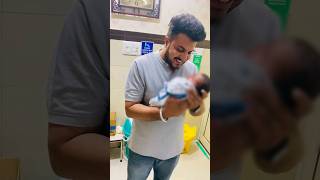 Finally wait is now over👶👶, met my soul 😍 #baby #shorts #girishkaminivlogs #love #dad