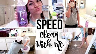 SPEED CLEANING MY HOUSE // Ultimate Cleaning Motivation // Super Chatty