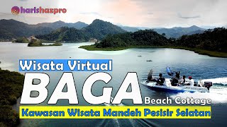 MENIKMATI WISATA VIRTUAL BAGA BEACH COTTAGE PESISIR SELATAN BERSAMA DRONE & Team 100% Wild Fishing