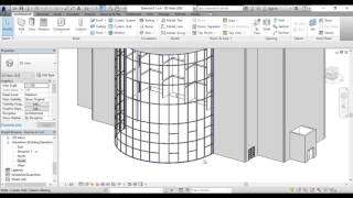 Curtain Walls in Revit Architecture Part Five In Arabic