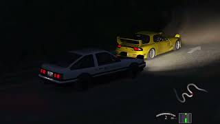 AE86T VS FD3S in 妙義