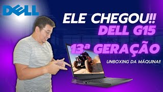 A MÁQUINA CHEGOU!! DELL G15 I5 DE 13ª GERAÇÃO!