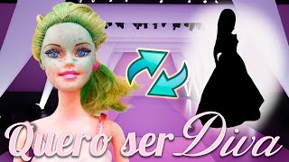 A BONECA com TINTA VERDE no rosto | série Quero ser Diva EP.7 | parte 2 #barbie #barbiedoll