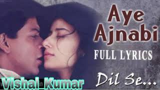 Dil Se Hindimp3.Mobi Songs E Ajnabi DjVSL Kumar Aye Ajnabi DjVSL Kumar