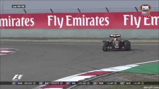 China2015 Button Crashes Into Maldonado