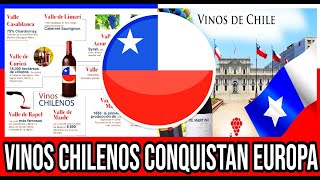 Vinos de la Región de O’Higgins CONQUISTAN Europa 🇨🇱 #Chile #Valparaiso #ViñaDelMar #BioBio #CL