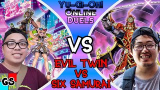 DevineYGO (Evil Twins) vs FriendA19 (Six Samurai) | December 2021 | Dueling Book