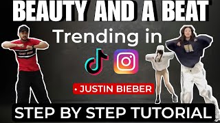 BEAUTY AND A BEAT - JUSTIN BIEBER *(Step by Step Tutorial)* Beginner friendly