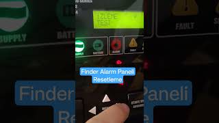 Finder Konvansiyonel Yangın Alarm paneli Susturma resetleme