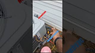 How to Open & Close a SERVICE VALVE#hvac#drewscrewhvac#riseandgrind#shorts#drewdriskle#hvacguy