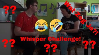 Ik Versta Er Geen **** Van 😂 - Whisper Challenge Met Anouschka!