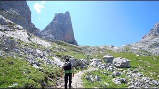 in solitaria nel Picos De Europa