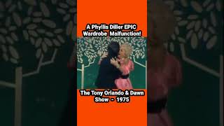 #phyllisdiller Wardrobe EPIC Malfunction! #tonyorlando #1970s #funny #comedy #variety #hilarious