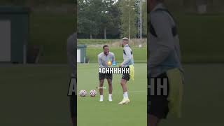 Sterling and Mahrez 😆😆