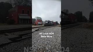 Short NS Local A04 in Belle Mina - One SD40-2, One Boxcar #ns #norfolksouthern @CameraBryan #train