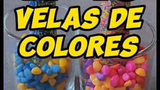 HOY HACEMOS VELAS DE COLORES