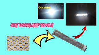 DIY homemade 12 volt outdoor lamp||DIY বাড়িতে তৈরি 12 ভোল্ট আউটডোর বাতি