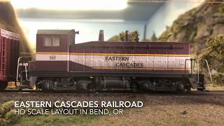 Highly detailed trains | HO Scale model railroad layout of the Eastern Cascades club in Bend, Oregon