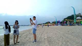 Walking Around Kedonganan Beach Bali in the afternoon